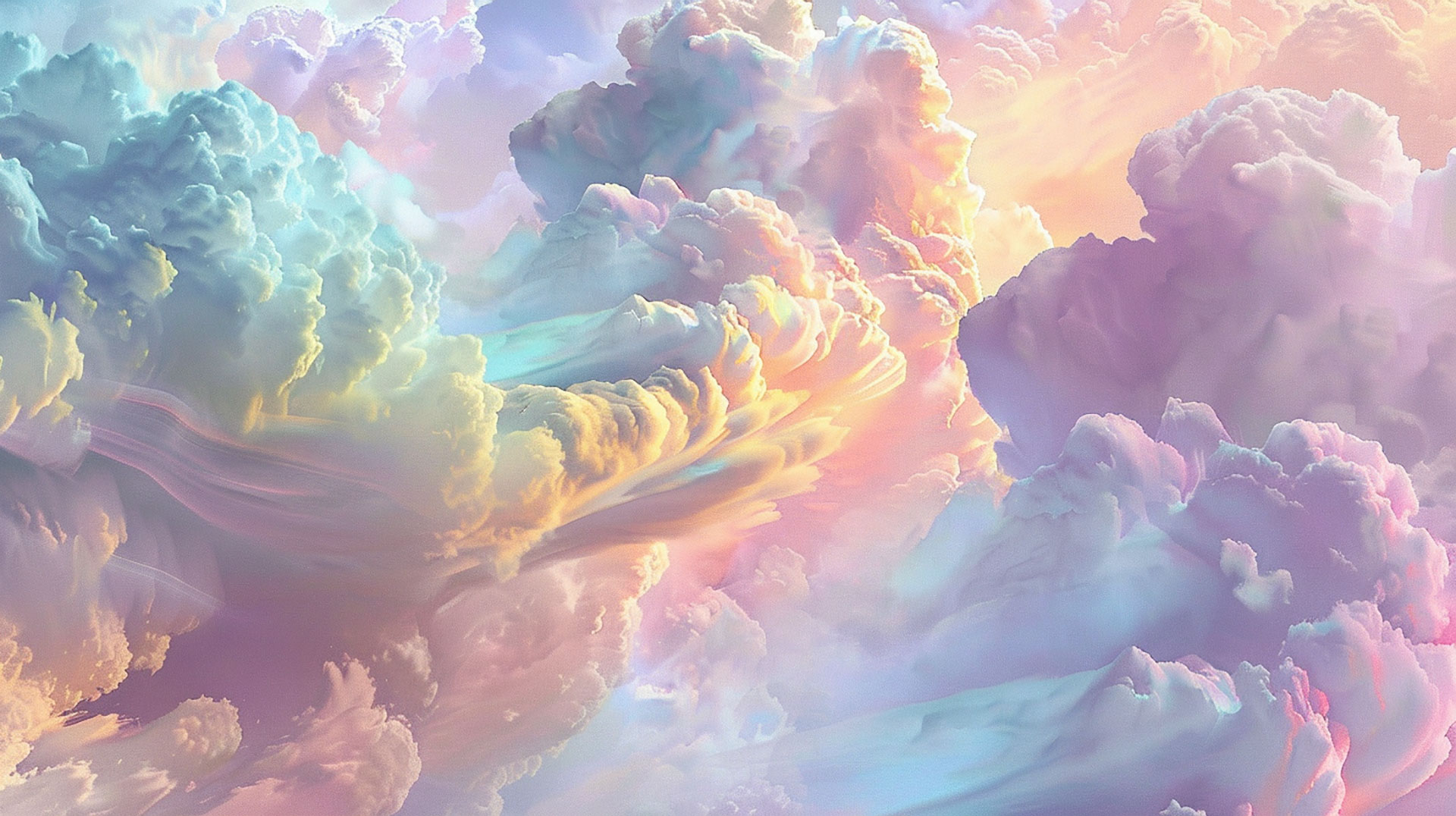 Ethereal Pastel Aesthetic Desktop Background in HD