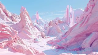 Tranquil Pastel Aesthetic AI Image for Desktop