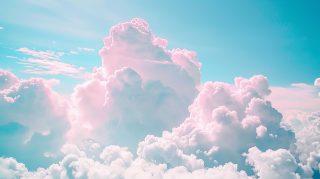 Charming Pastel Aesthetic AI Wallpaper for Desktop