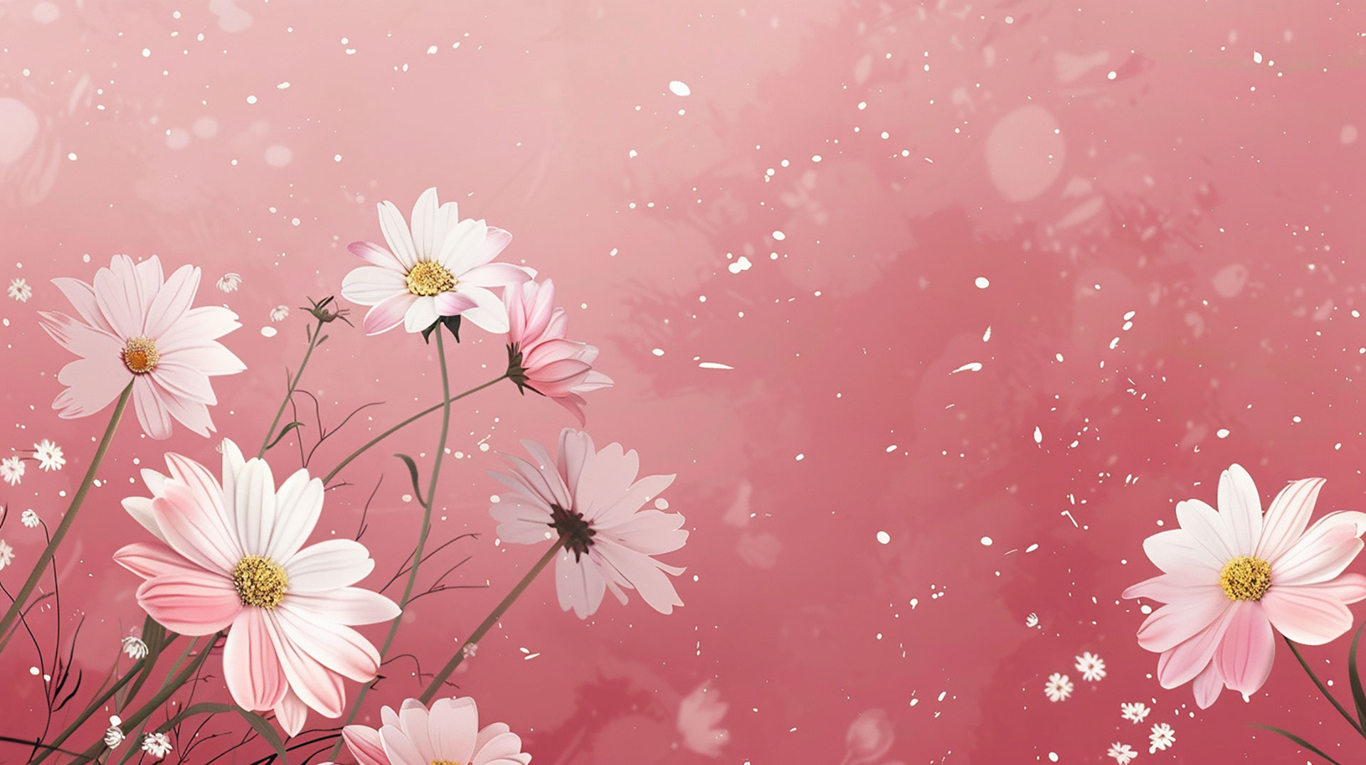 Dreamy Pastel Daisy AI Wallpaper Collection