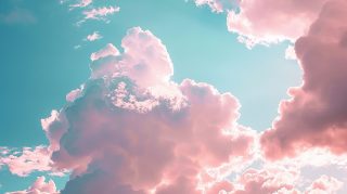 Delicate Pastel Pink Aesthetic AI Image