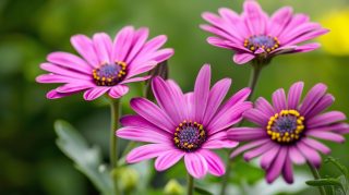 Sweet Pink Daisy AI Desktop Elegance