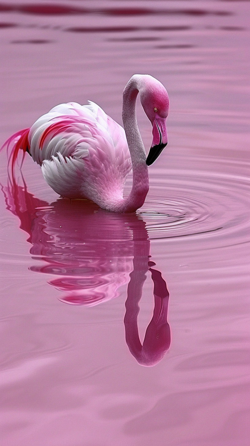 Pink Flamingo Mobile Wallpaper Delights