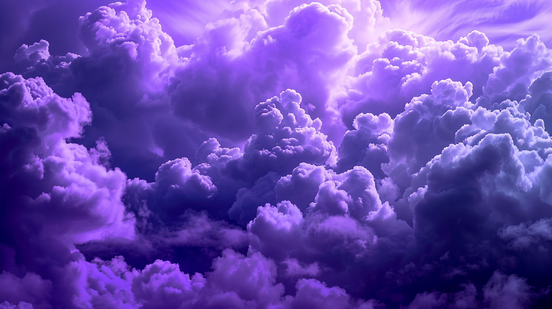 Purple Clouds AI HD Pics for Desktop