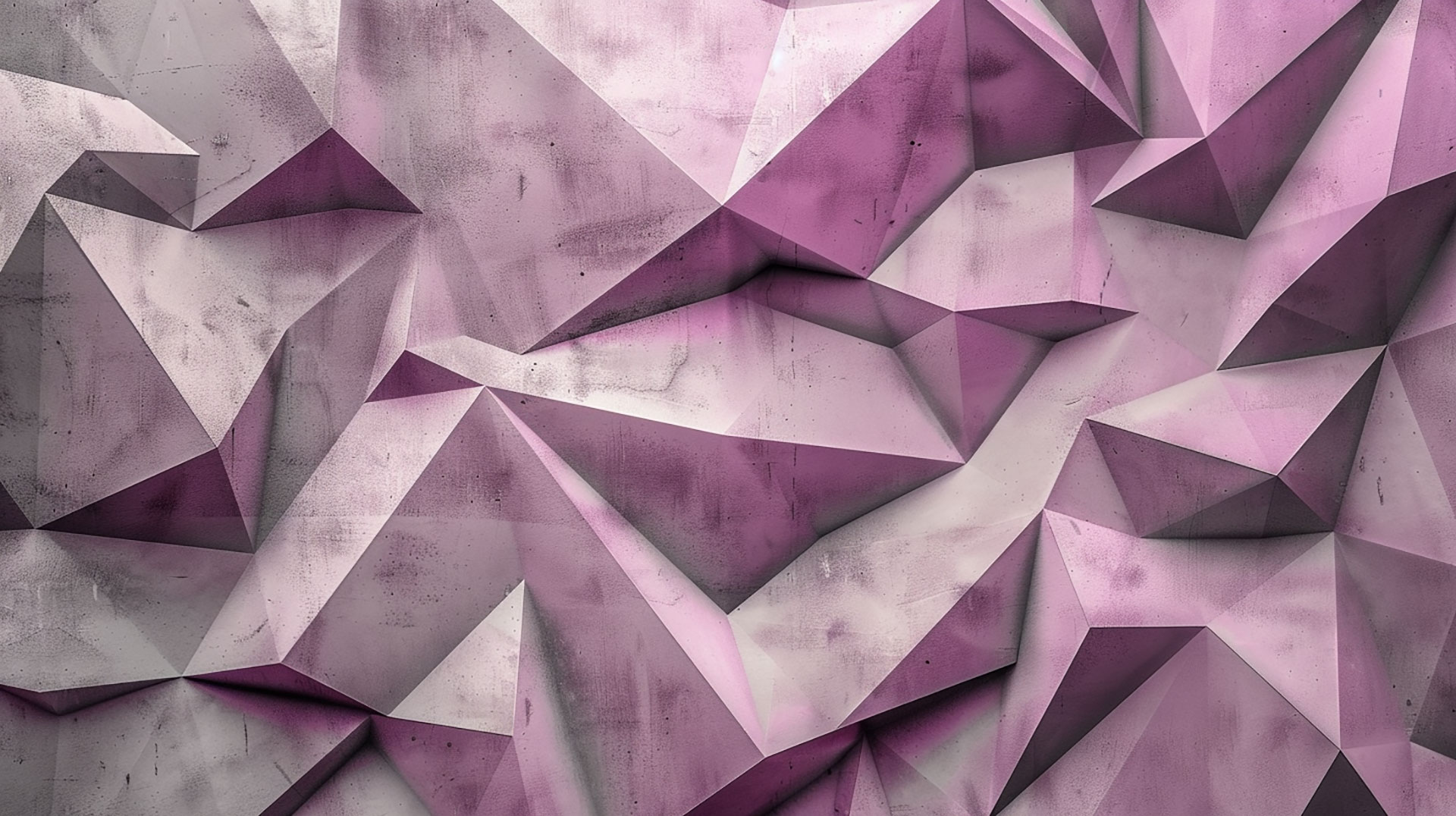 Modern Purple Geometric AI Wallpaper in 4K