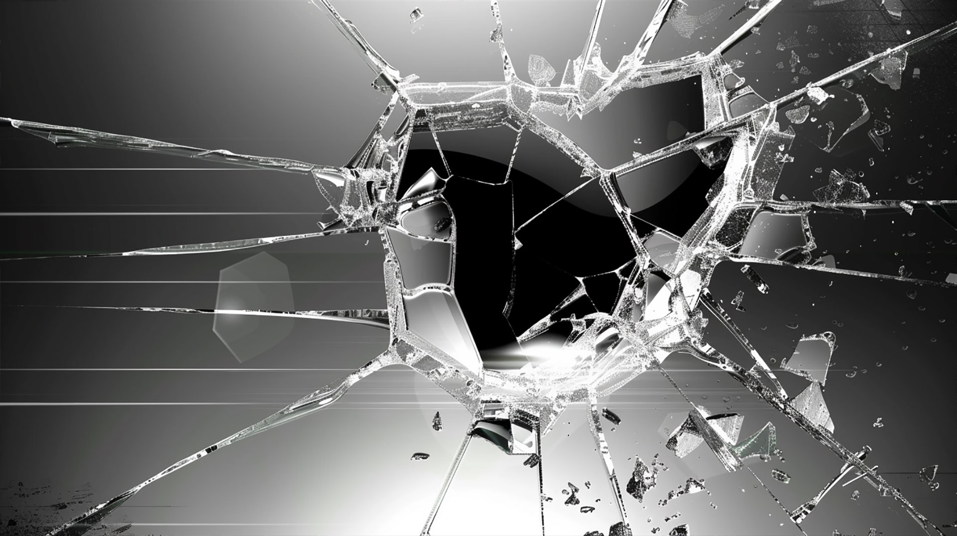 Realistic Broken Screen Wallpaper HD Download Free