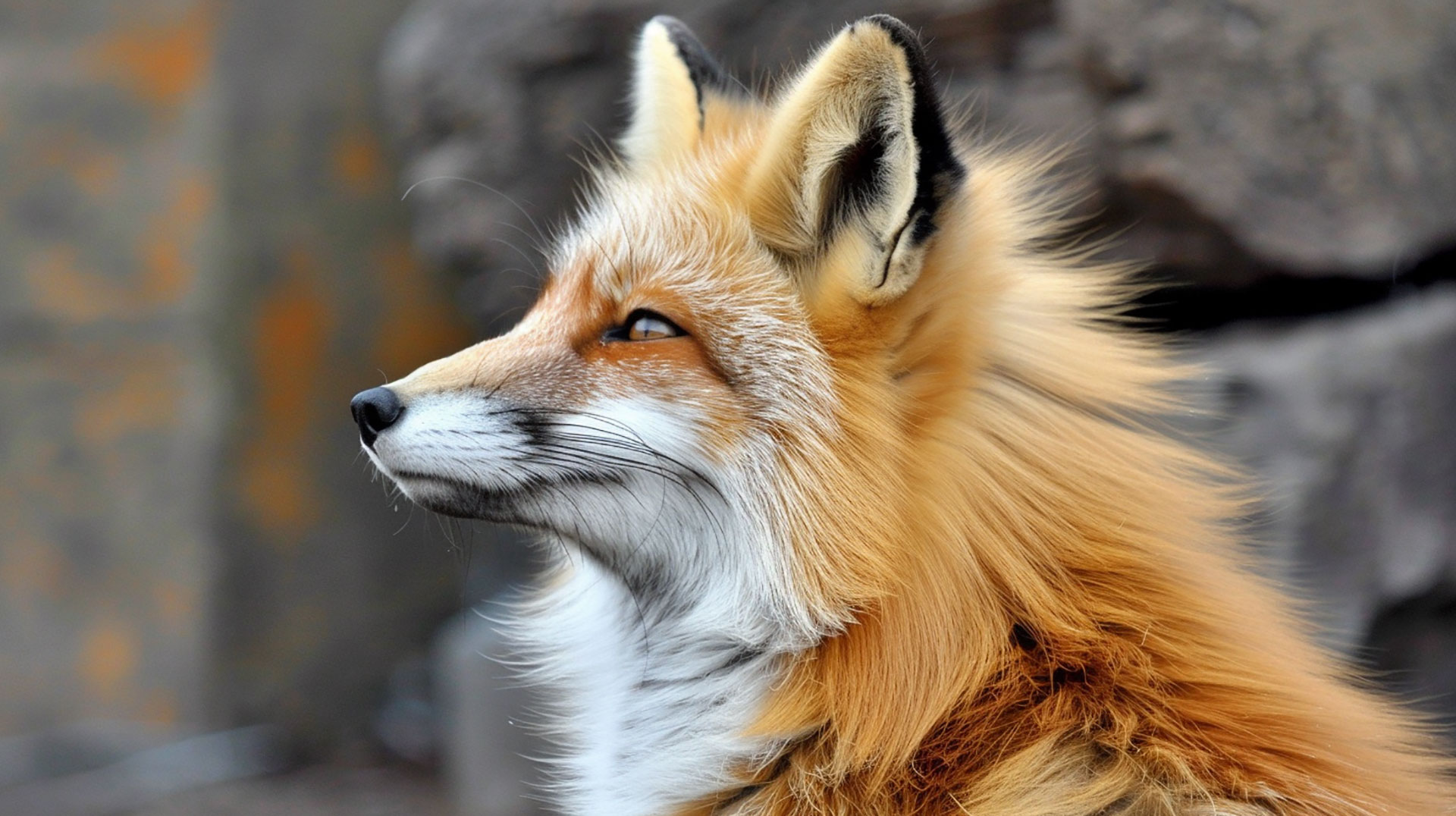 Vibrant Red Fox AI Image in 4K