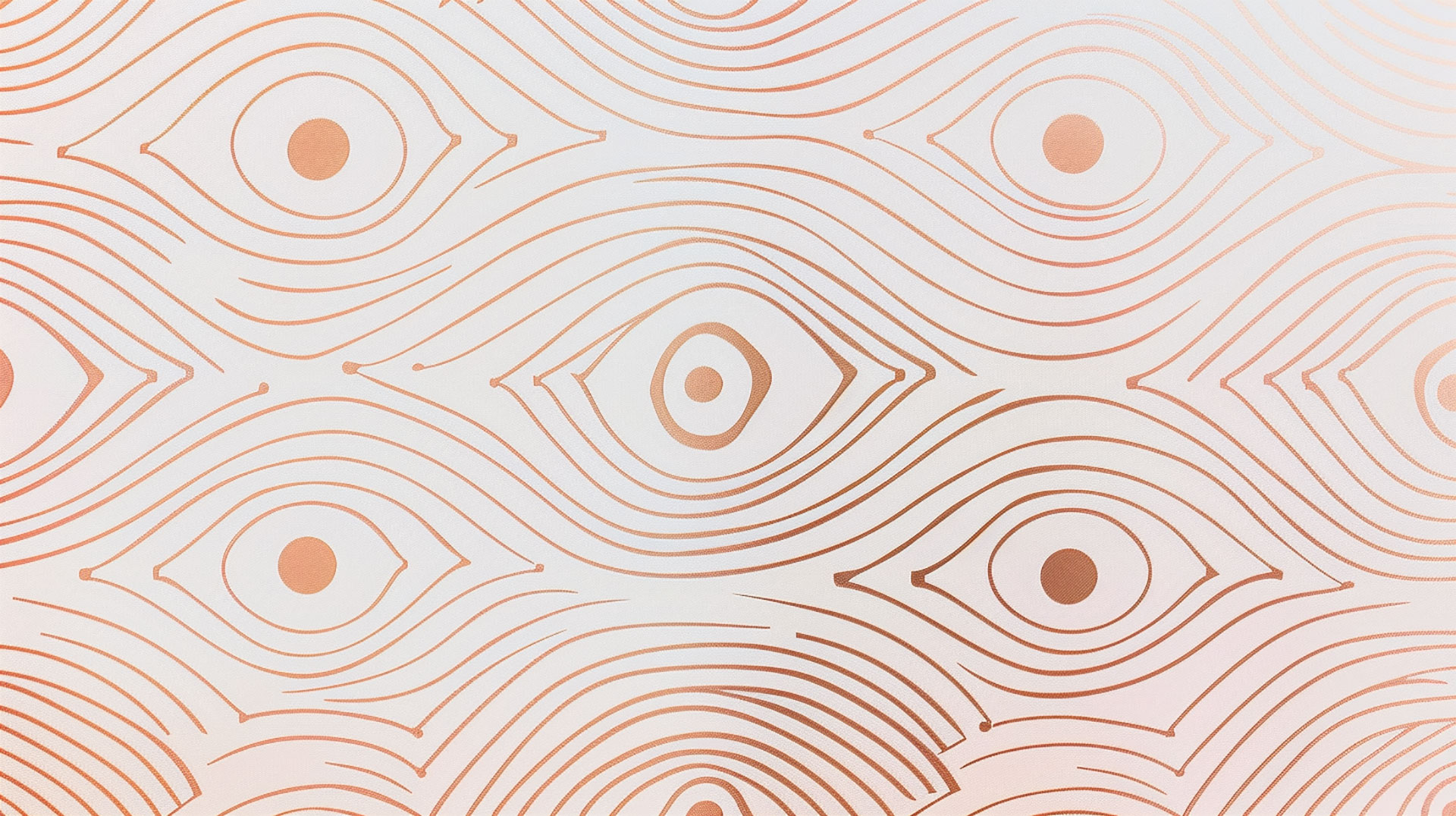 Rose Gold Pink Evil Eye AI: Chic Desktop Wallpaper