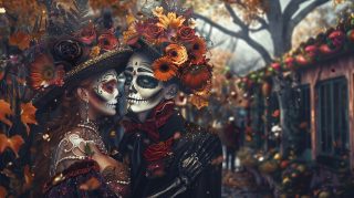 Skeleton Couple 1920x1080 HD Wallpapers