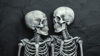 Halloween Skeleton Couple Wallpaper: Free Download