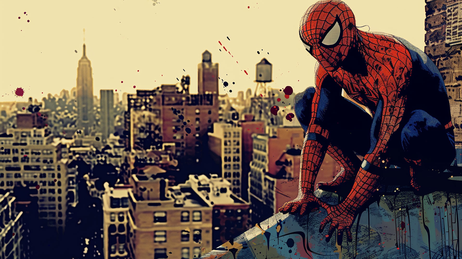 Spider-Man AI Digital Background: Free HD Wallpapers