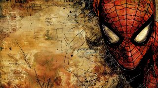 Spider-Man Comic Book AI HD Wallpaper