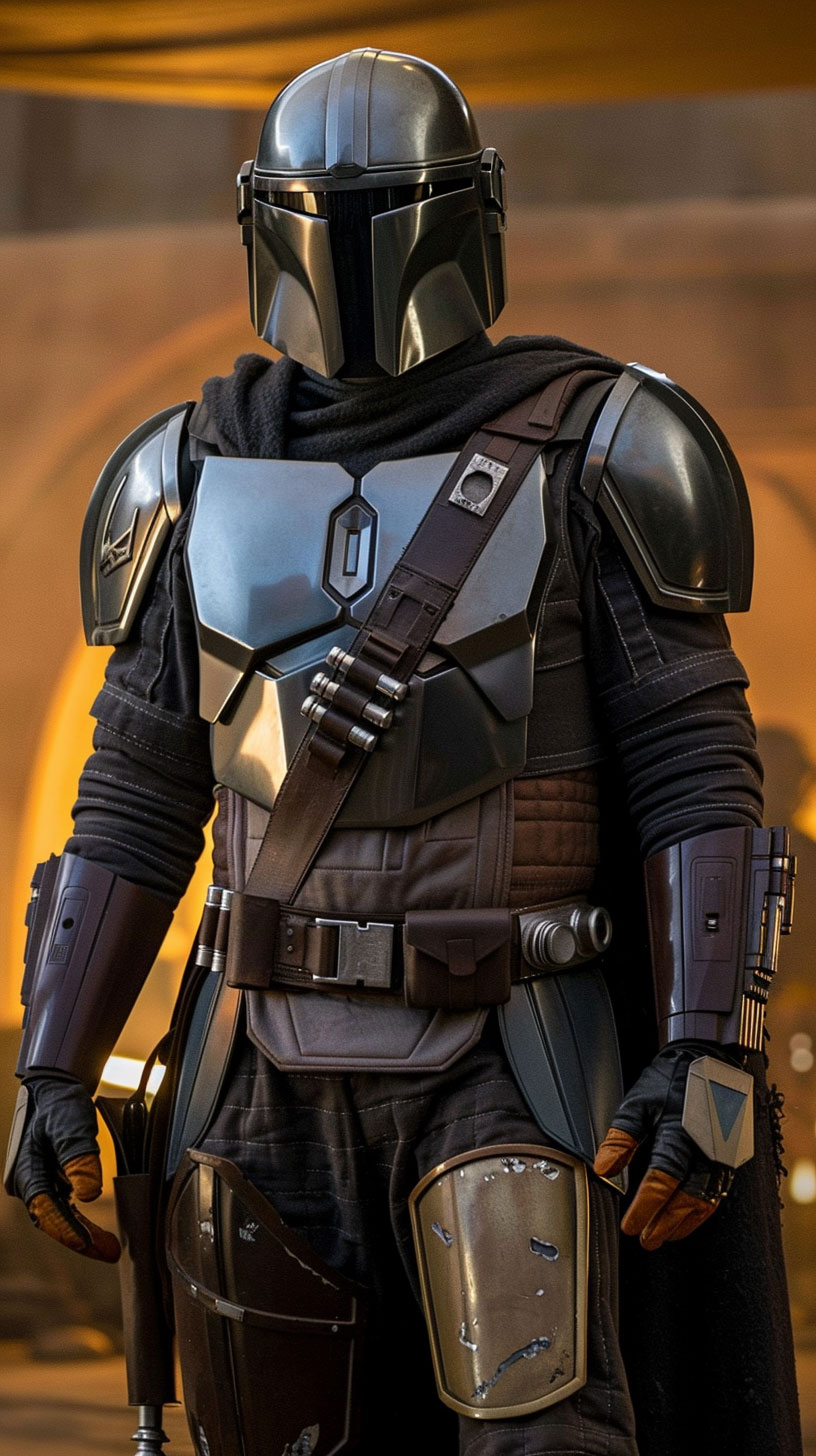 Star Wars Mandalorian AI Mobile Wallpaper in HD