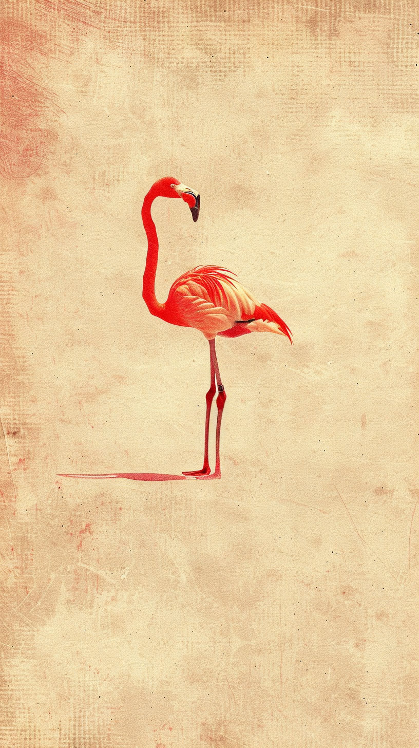 Beachy Summer Flamingo Themes for iPhone