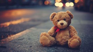 Cute Teddy Bear Digital Background in HD