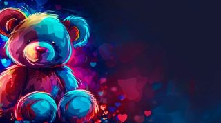 Ultra HD Teddy Bear AI Image for Desktop