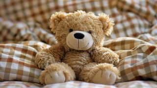 Cozy Teddy Bear AI Wallpaper for Desktop Relaxation