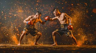 Thai Boxing Fighter: 1920x1080 HD Desktop Wallpaper