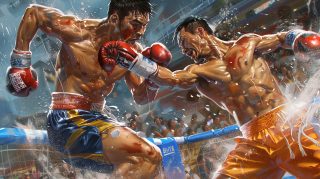 Professional Thai Boxing: Free Desktop Wallpaper