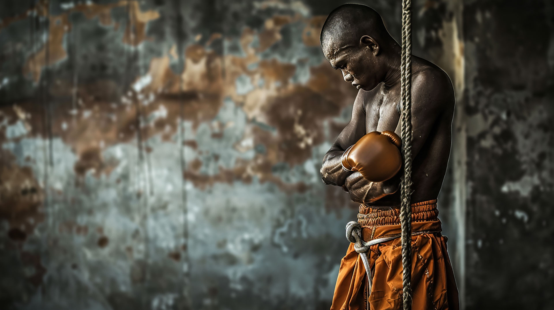 HD Thai Boxing Image: Intense Desktop Background