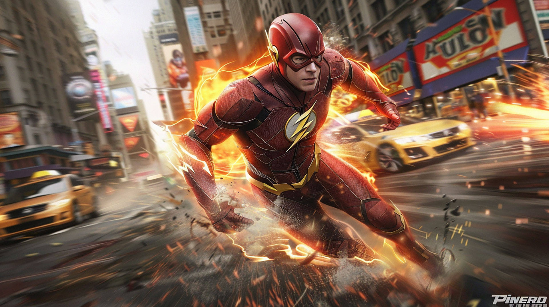 The Flash AI Image: 4K Desktop Background