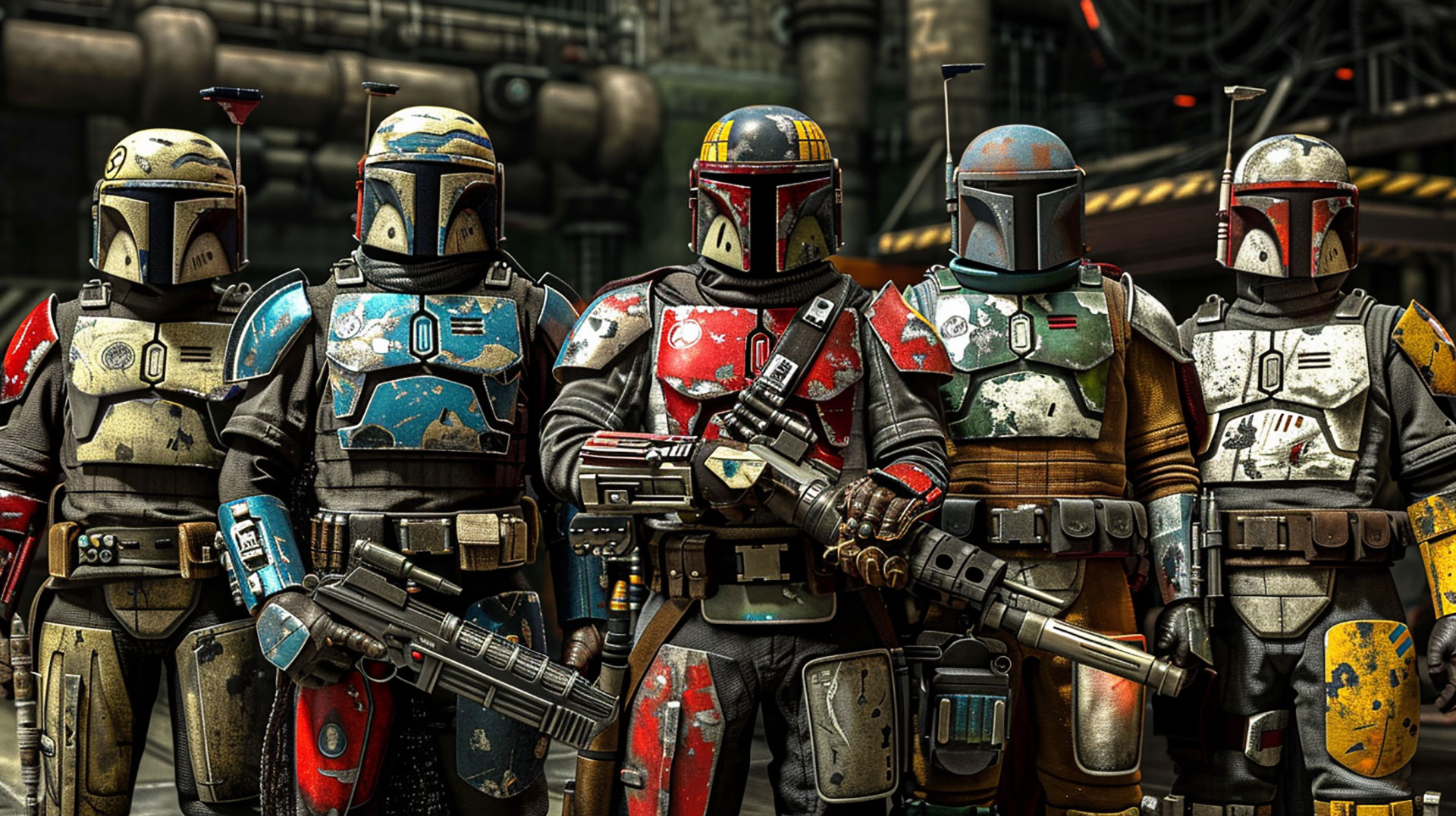 The Mandalorian AI Desktop Wallpaper in HD