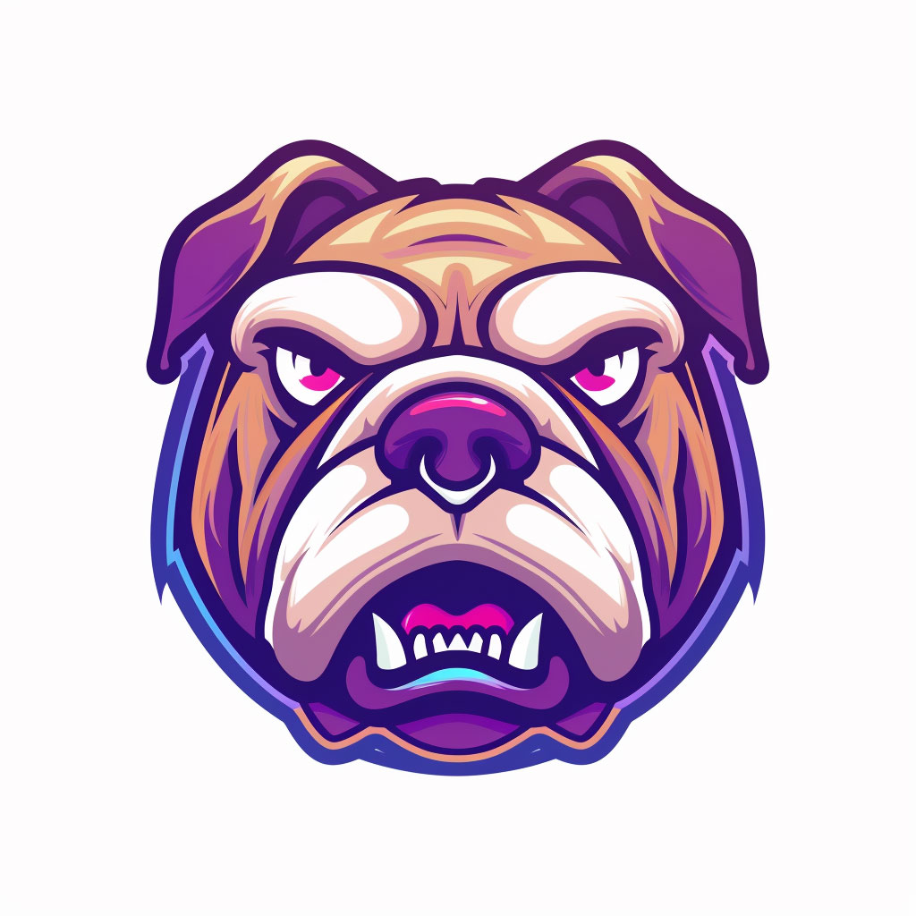 Thin Line Bulldog Logo: Modern and Elegant Design