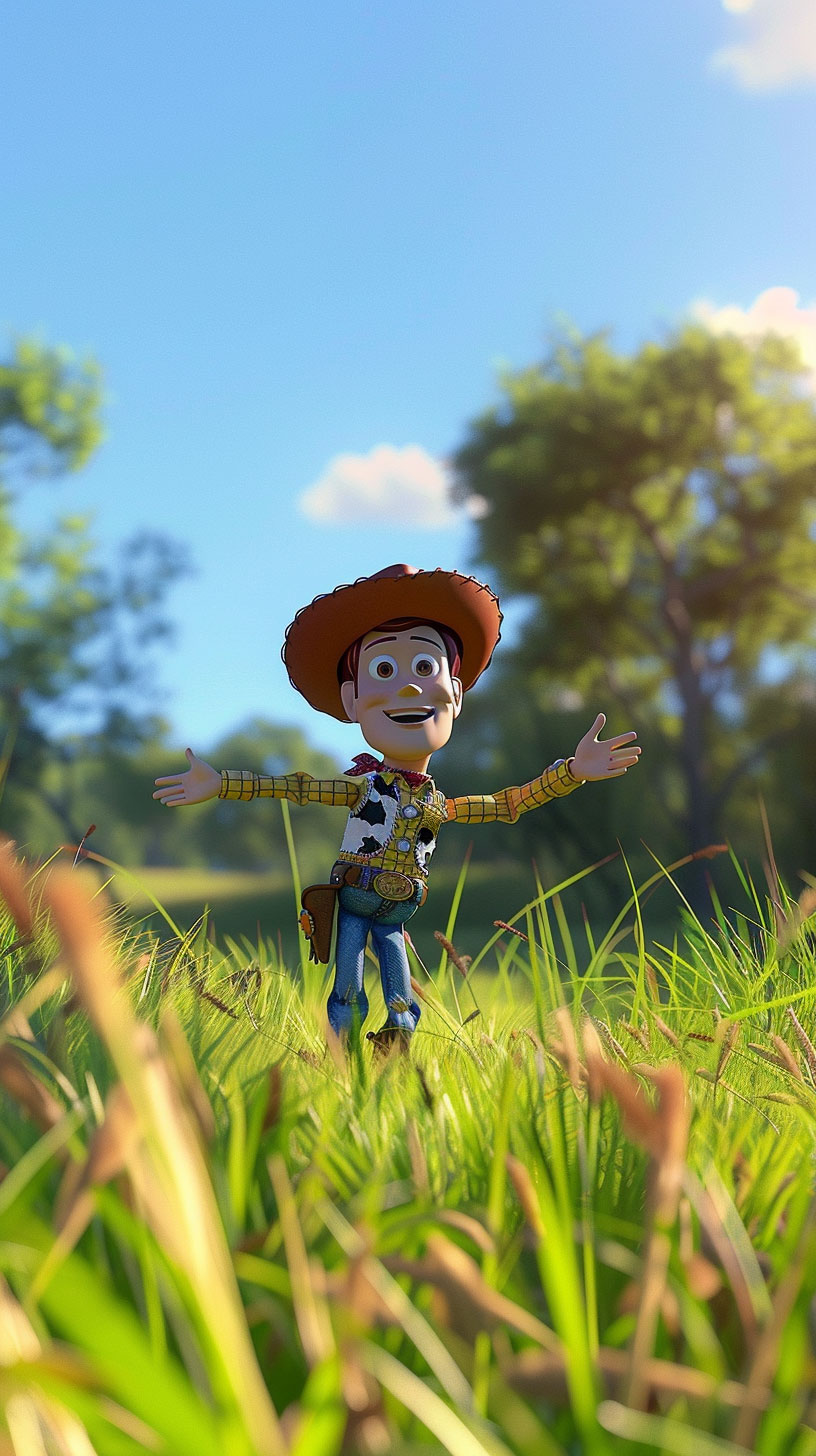 Ultra HD Cartoon Toy Story AI Mobile Background