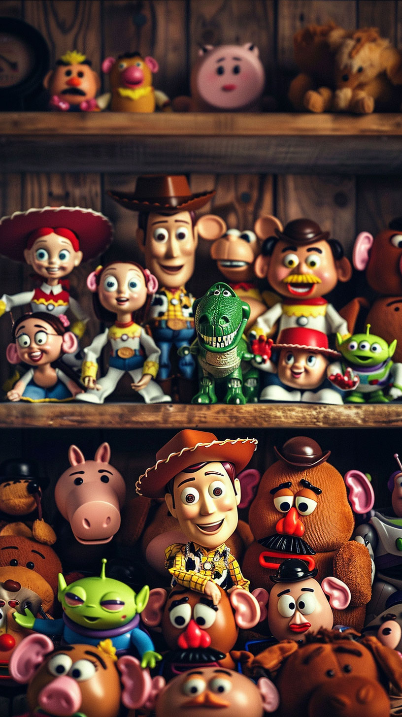 Toy Story AI Mobile Wallpaper in 1920x1080