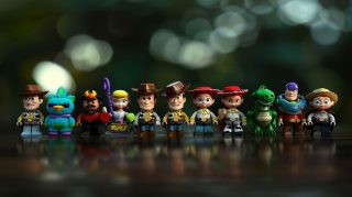 AI-Generated Toy Story Wallpaper for Desktop