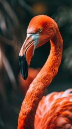 Exotic Tropical Flamingo Mobile Wallpaper