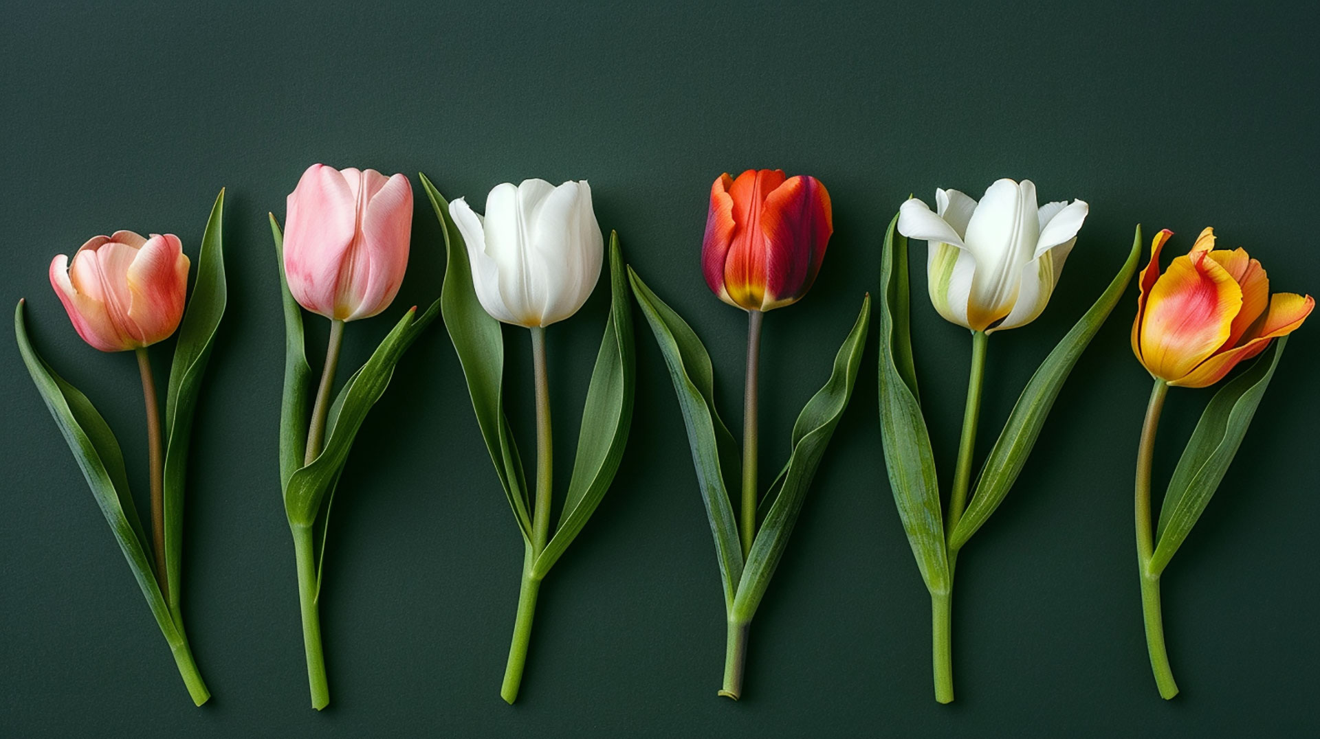 Free Download: AI Tulip Aesthetic Desktop Wallpaper