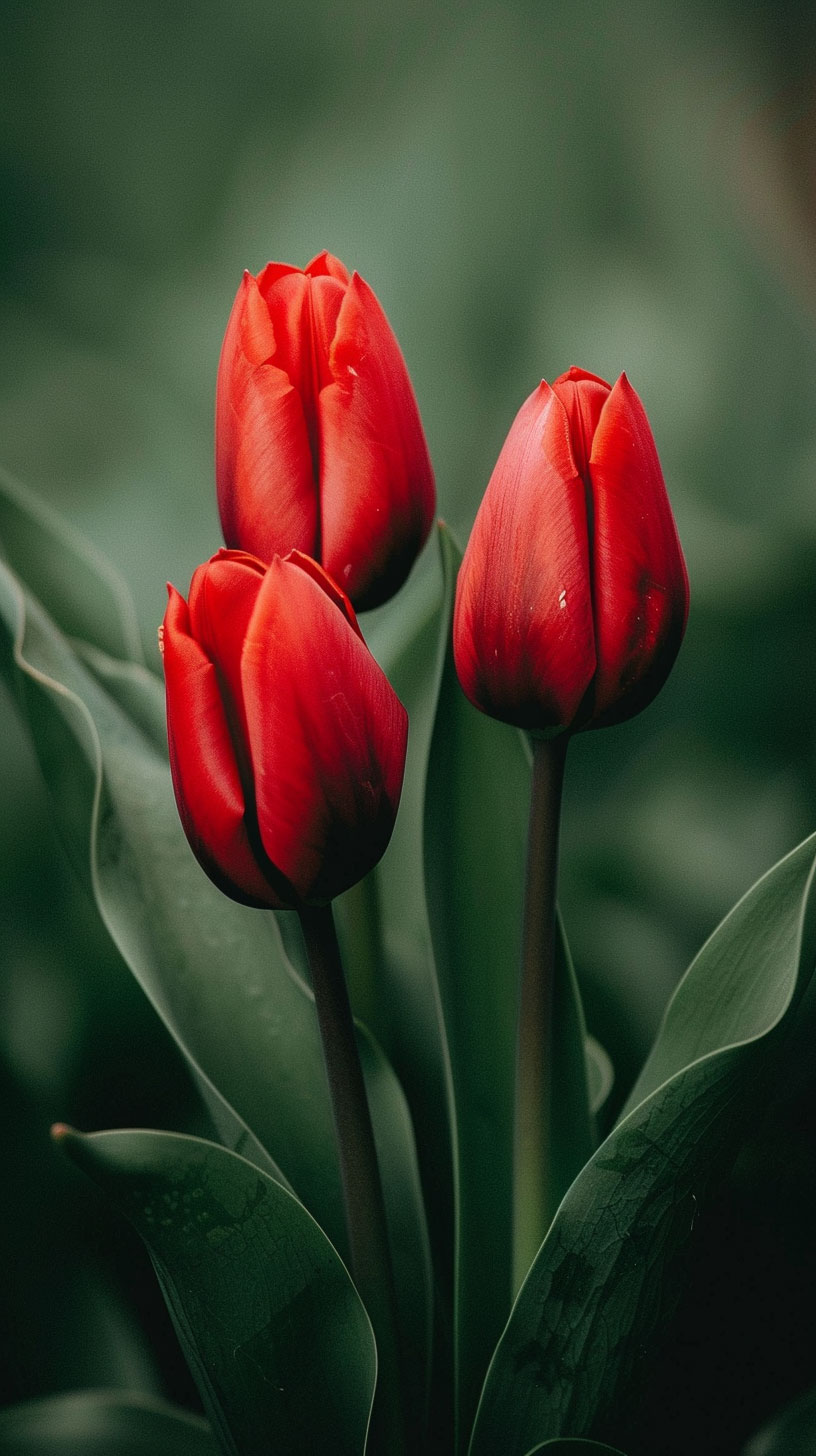 Free Download: AI Tulip Mobile Background