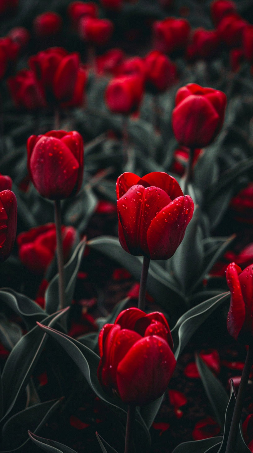 Ultra HD Tulip AI Mobile Wallpaper Download