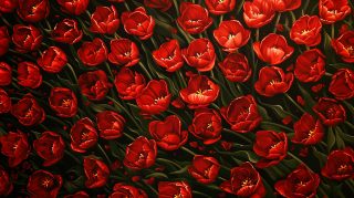 AI Tulip 4K Desktop Wallpaper Download