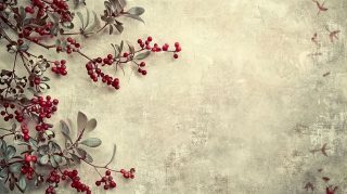 Aesthetic Vintage Christmas Digital Background