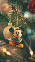 Download 4K Vintage Disney Christmas Mobile Wallpapers