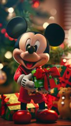 Aesthetic Vintage Disney Christmas Wallpaper