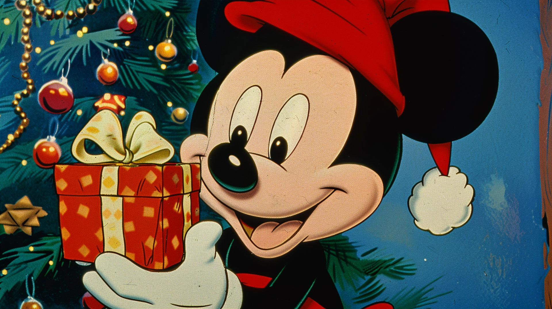 Download 4K Vintage Disney Christmas Wallpapers