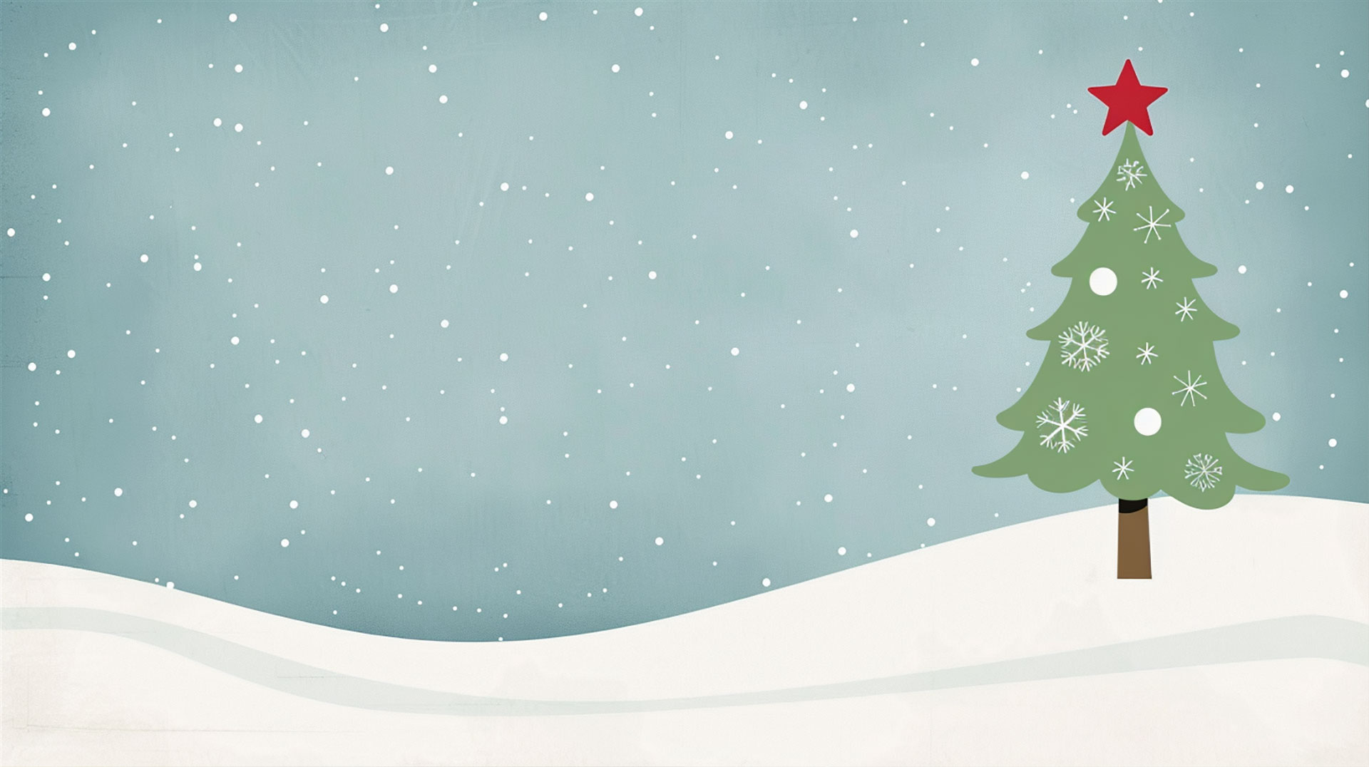 Aesthetic Vintage Minimalist Christmas Wallpaper