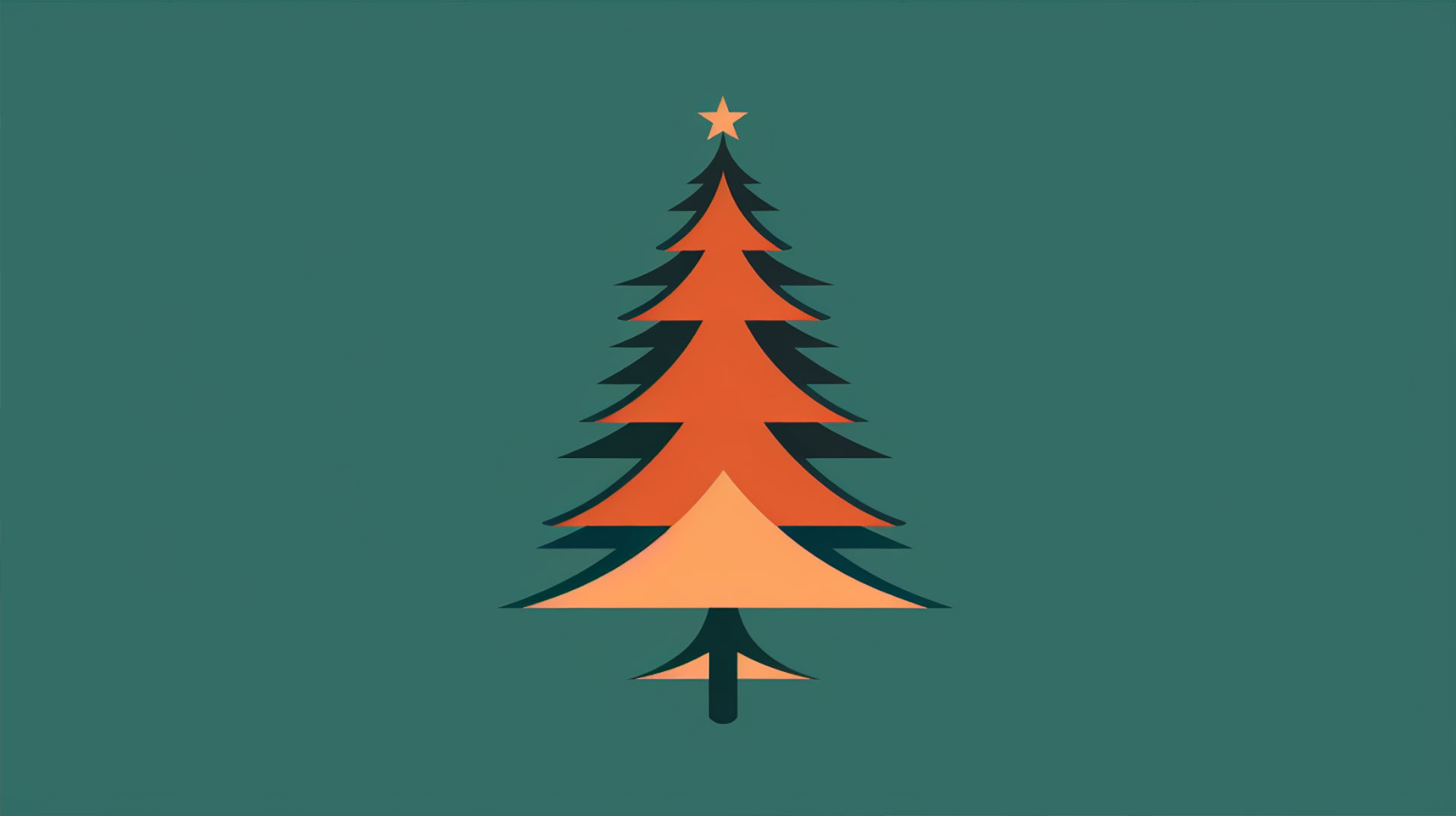 Vintage Minimalist Christmas Desktop Backgrounds