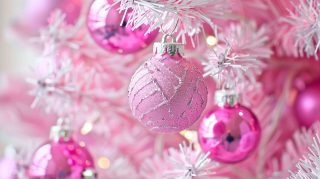 Best Free Vintage Pink Christmas Wallpaper