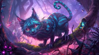 Alice in Wonderland Cat 1920x1080 Wallpaper