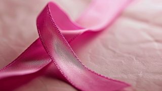 Sweet Pink Ribbon Breast Cancer Awareness Background