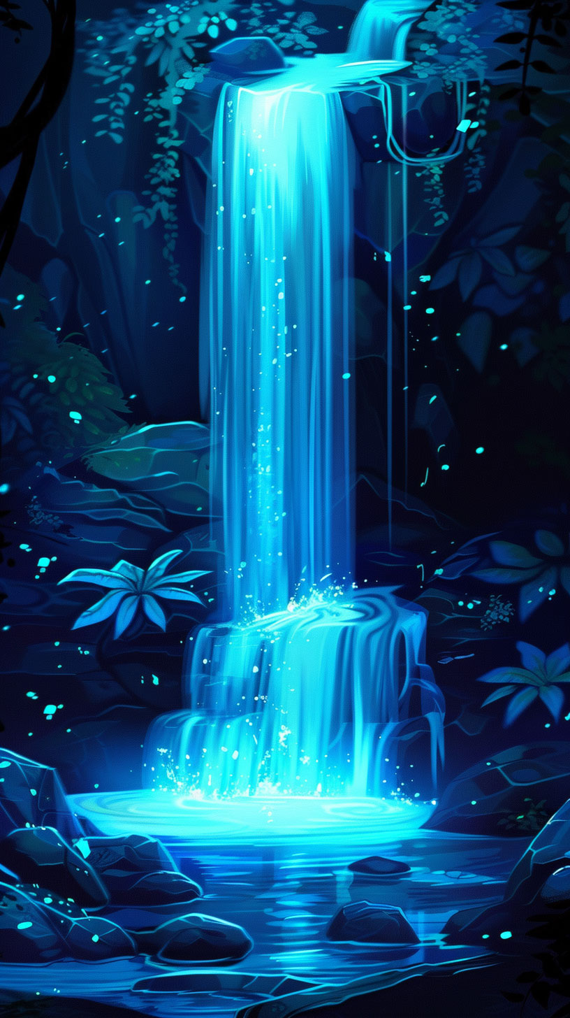 OnePlus Waterfall Wallpaper: Mobile Water Wonder