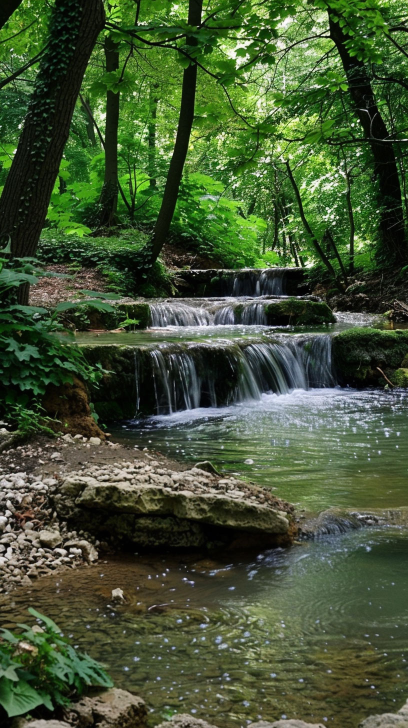 iPhone Waterfall Wallpaper: Majestic Cascade