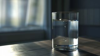 Digital Water Glass Wallpaper: Serene Desktop Wallpaper