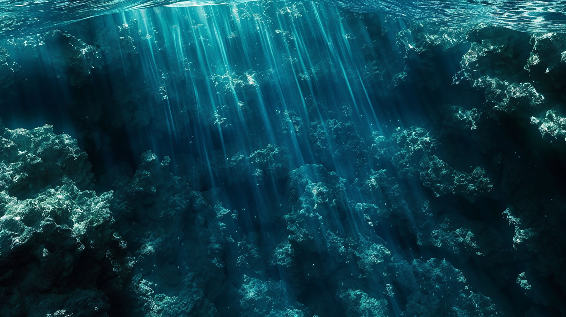 Stunning Water AI Image: Free Desktop Wallpaper