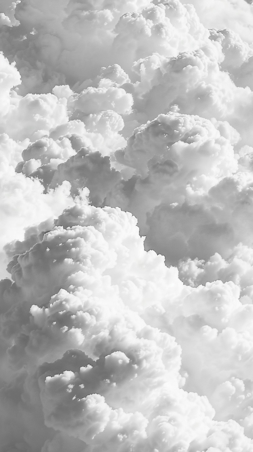 White Cloud AI iPhone Wallpaper: HD Images