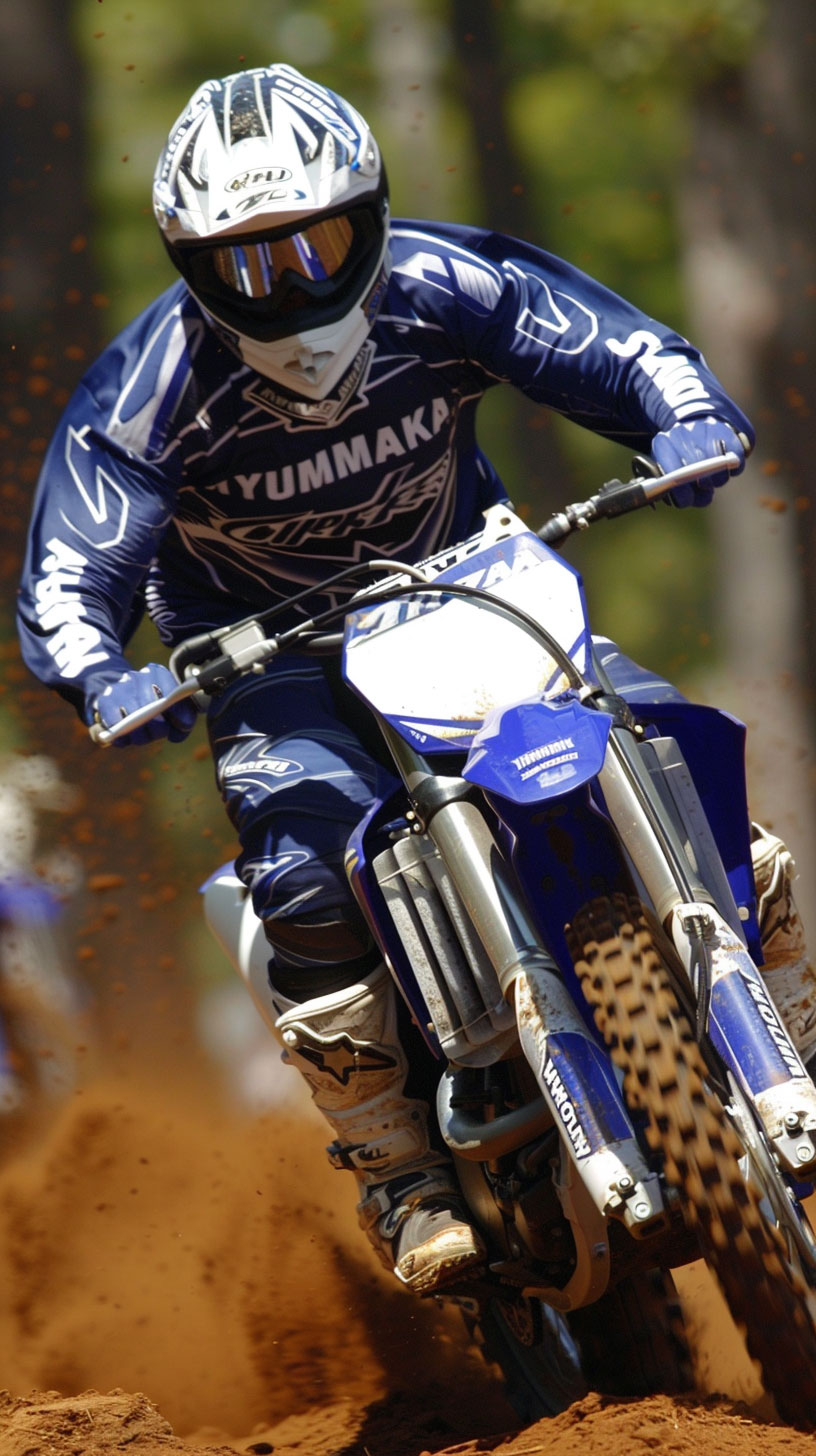 4K Yamaha Dirt Bike Mobile Background for Android Devices